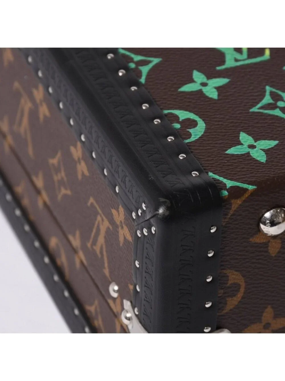 Louis Vuitton Special Order Trunk Case 45 President Monogram Illusion Brown
